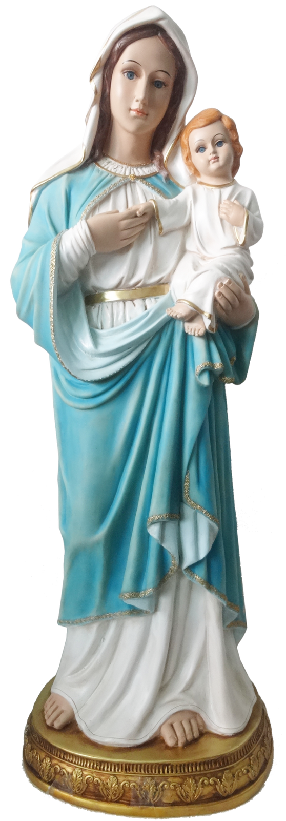 MARYJA Z DZIECIĄTKIEM JEZUS 99 CM SZKLANE OCZY *4503 - obrazek 2
