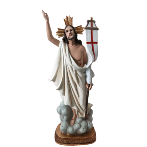 FIGURA JEZUSA ZMARTWYCHWSTAŁEGO 60 CM *6100 - obrazek 2