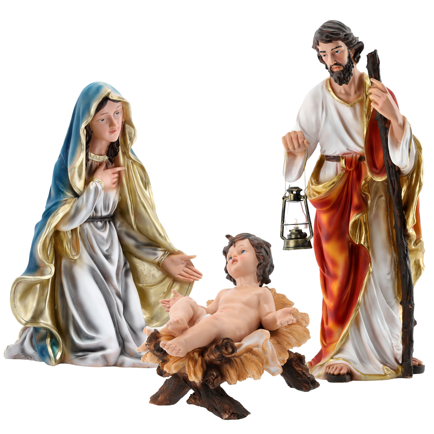 ŚWIĘTA RODZINA - ZESTAW 3 FIGUR do 80 CM polyresin - obrazek 2