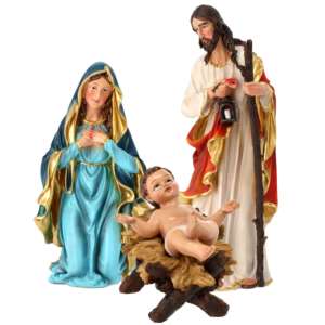ŚWIĘTA RODZINA - ZESTAW 3 FIGUR 60 CM polyresin