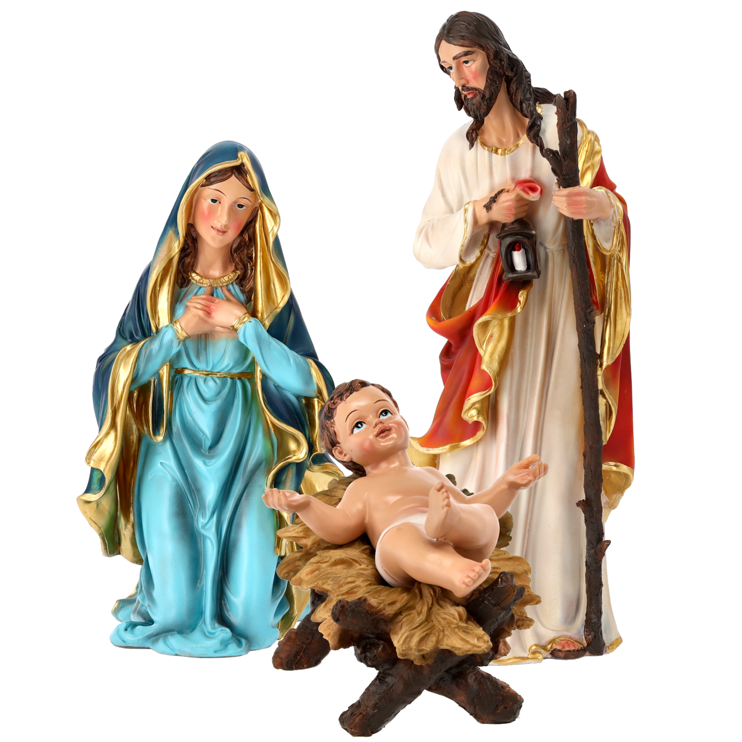 ŚWIĘTA RODZINA - ZESTAW 3 FIGUR 60 CM polyresin - obrazek 2