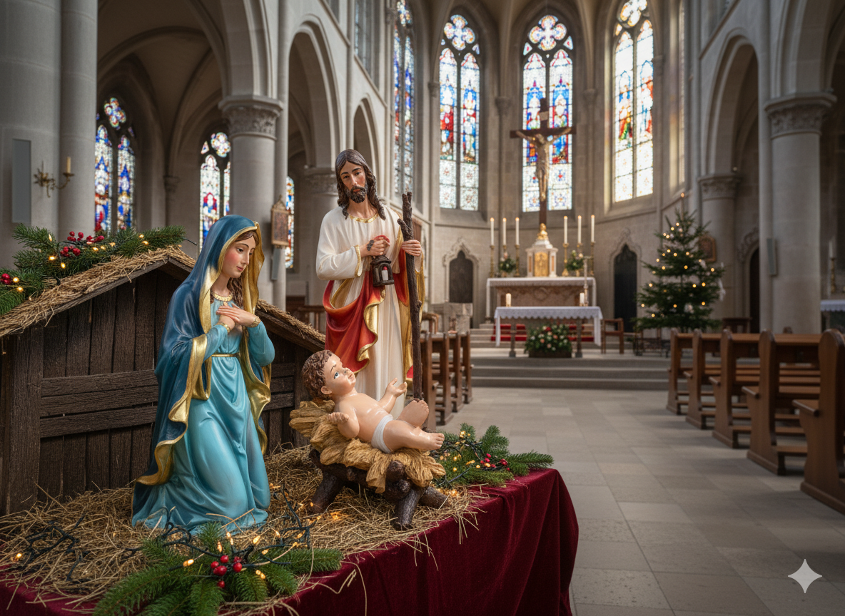 ŚWIĘTA RODZINA - ZESTAW 3 FIGUR 60 CM polyresin - obrazek 3