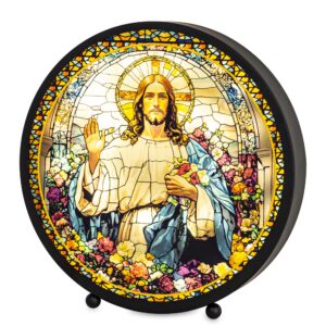 Lampion Witrażowy Led