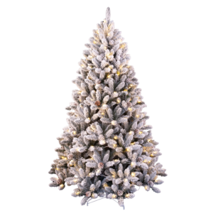 CHOINKA SZTUCZNA 210 CM - OŚNIEŻONA LED *8810