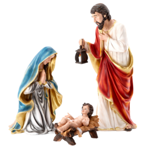 ZESTAW 3 FIGUR ŚWIĘTA RODZINA 90 CM polyresin