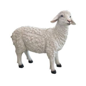 FIGURA BOŻONARODZENIOWA - OWCA 80 × 29,2 × 68,6 CM MASA ŻYWICZNA *6526