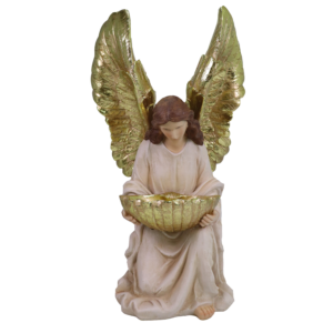 FIGURA BOŻONARODZENIOWA - ANIOŁ 28 × 24 × 50 CM MASA ŻYWICZNA *6618